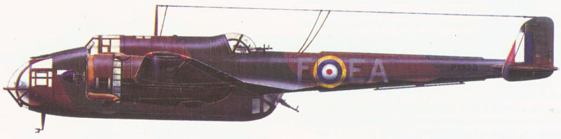 бомбардировщик 
Handley Page Hampden

